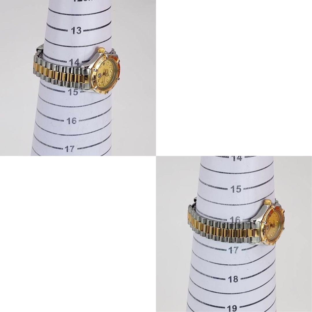 美品✨　タグホイヤー　WE1420 金文字盤　ユニセックス　クォーツ　デイト