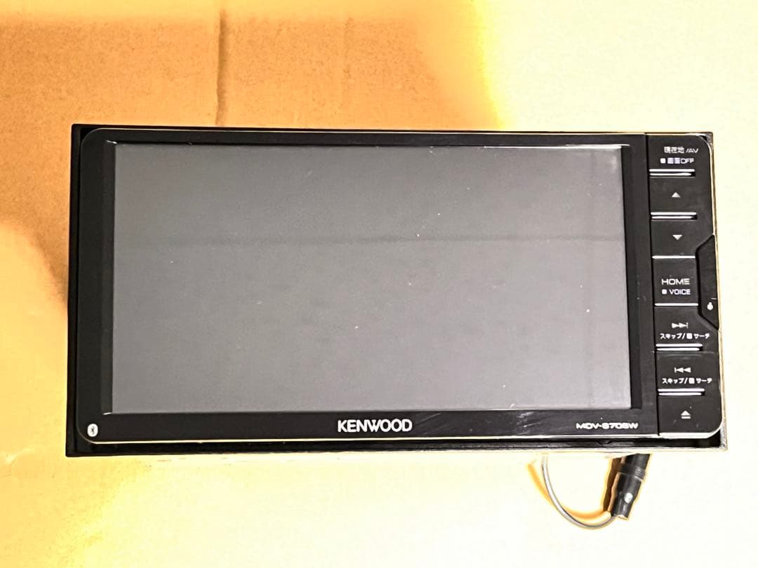 KENWOOD彩速ナビ MDV-S706W 地図2024年リアビューカメラ付き