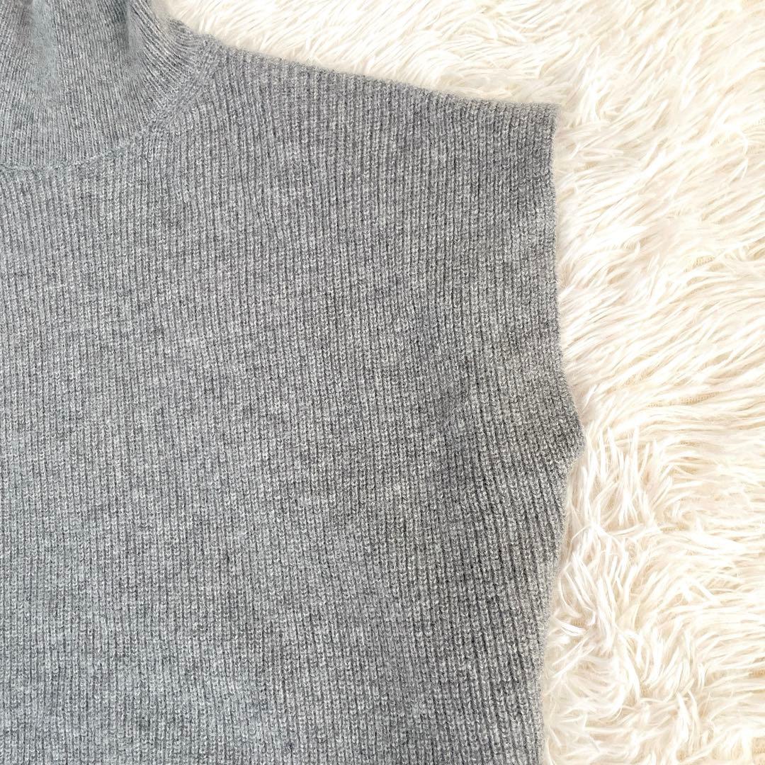 極美品evam eva ヤクアゼベスト yak aze vest ニットベスト