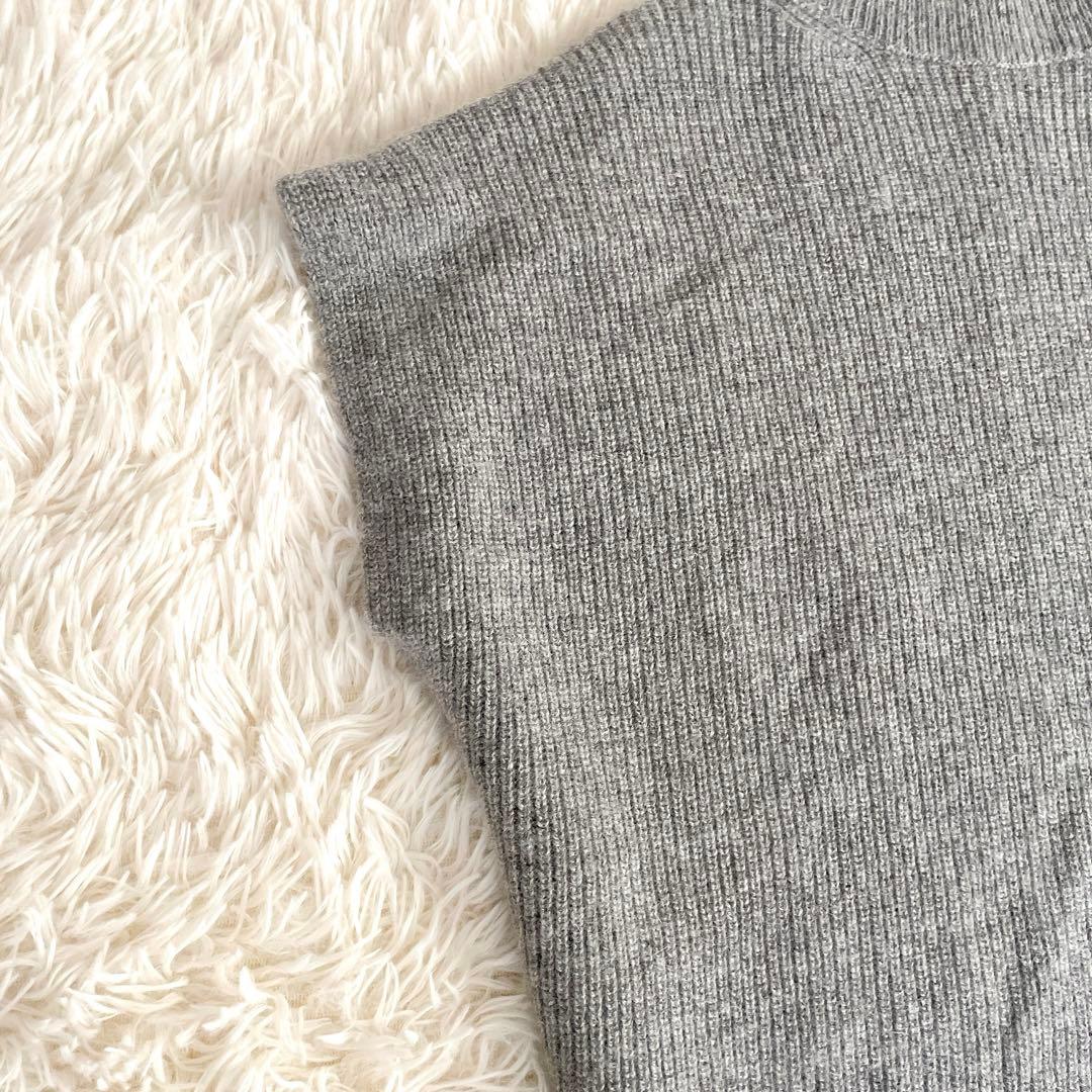 極美品evam eva ヤクアゼベスト yak aze vest ニットベスト