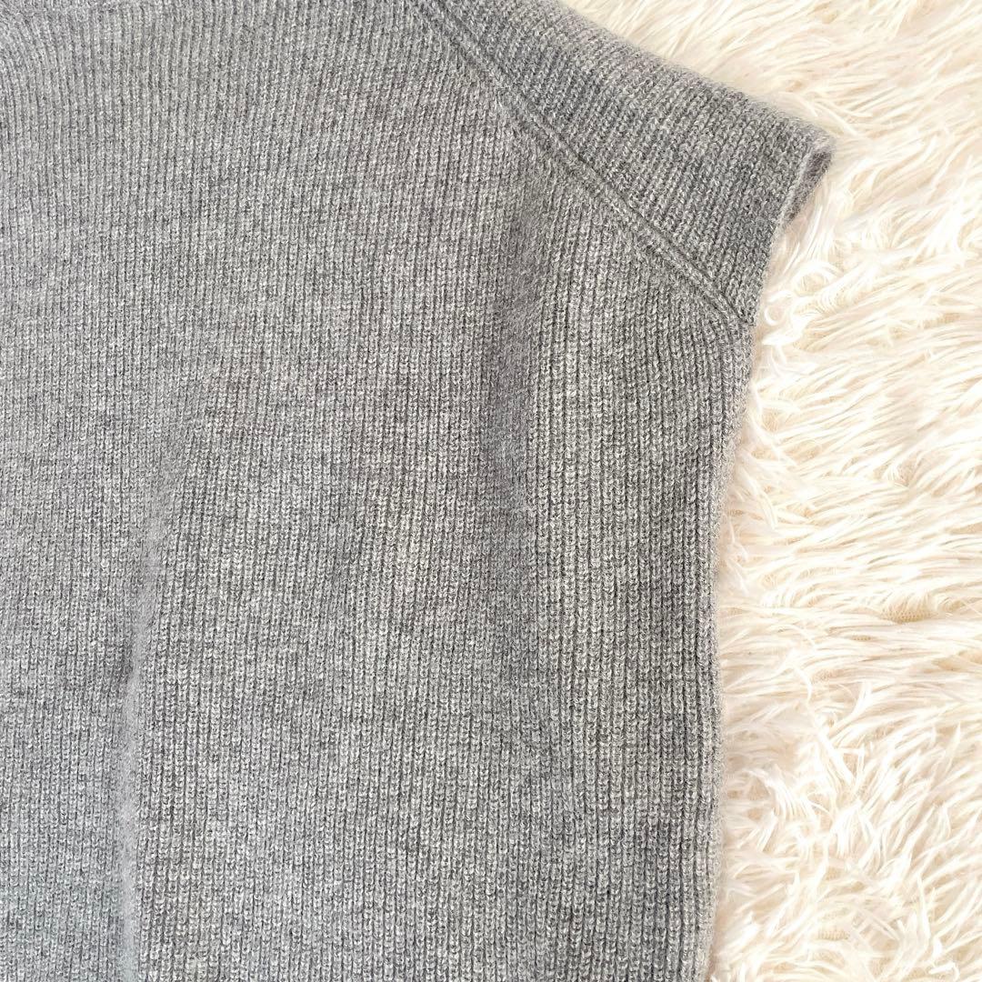 極美品evam eva ヤクアゼベスト yak aze vest ニットベスト