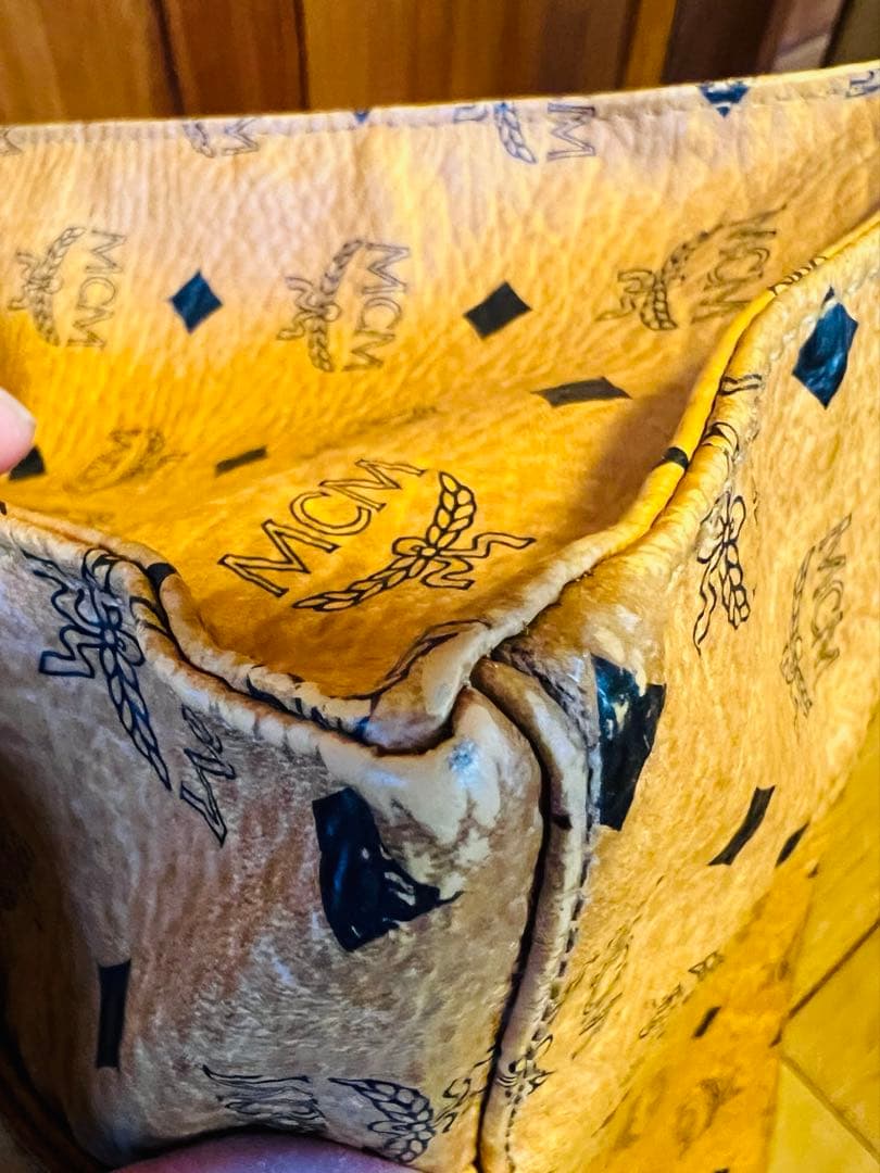 MCM トートバッグ ヴィセトス柄 ヴィンテージ 正規品 使用感あり