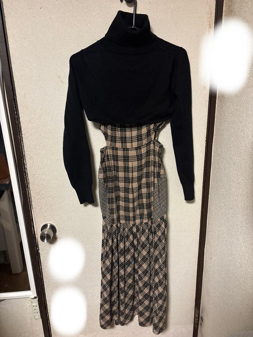 ANDMARY アンドマリー　anne checked dress