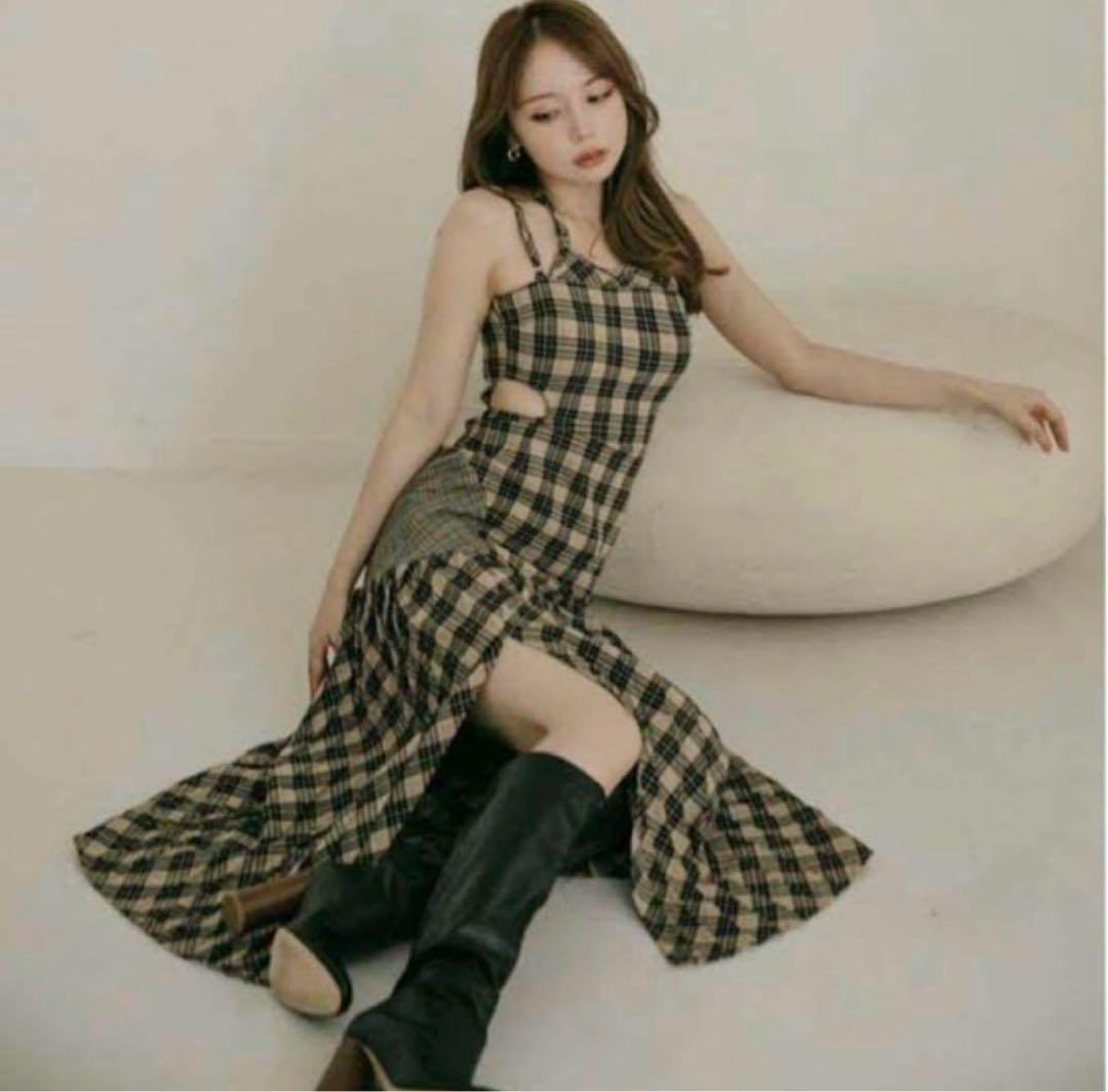 ANDMARY アンドマリー　anne checked dress