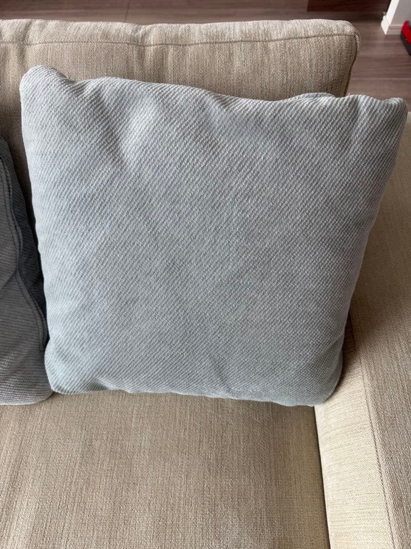 アルフレックス ライトブルー スクエアクッション 2個セット