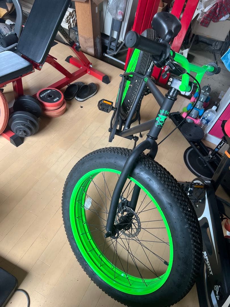 値下げ 引き取り限定 BRONX ファットバイク 極太タイヤ 26インチ