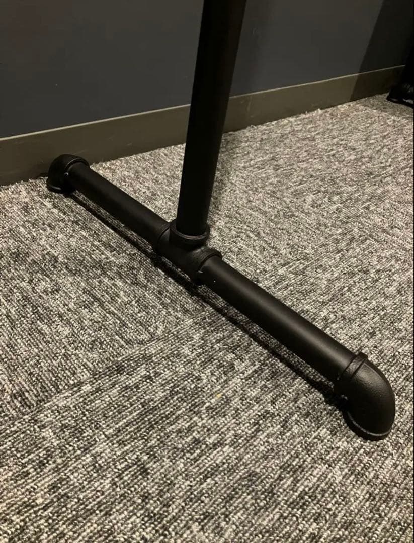 ハンガーラック 150 アイアン ガス管 パイプ 黒 収納 服 店舗 什器 鉄