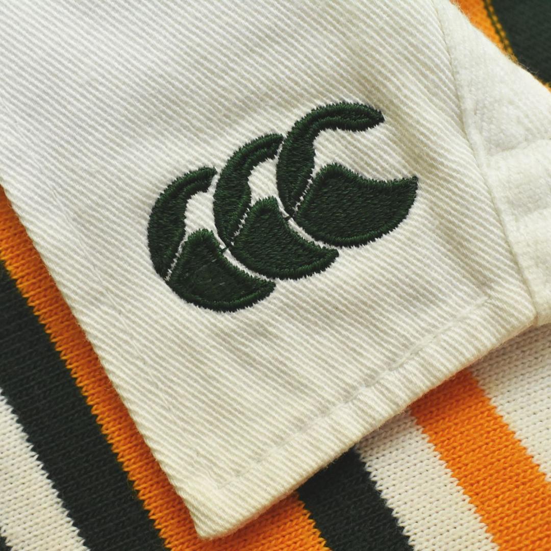 【レア色】ニュージーランド製 カンタベリー 長袖 ラガーシャツ L ストライプ