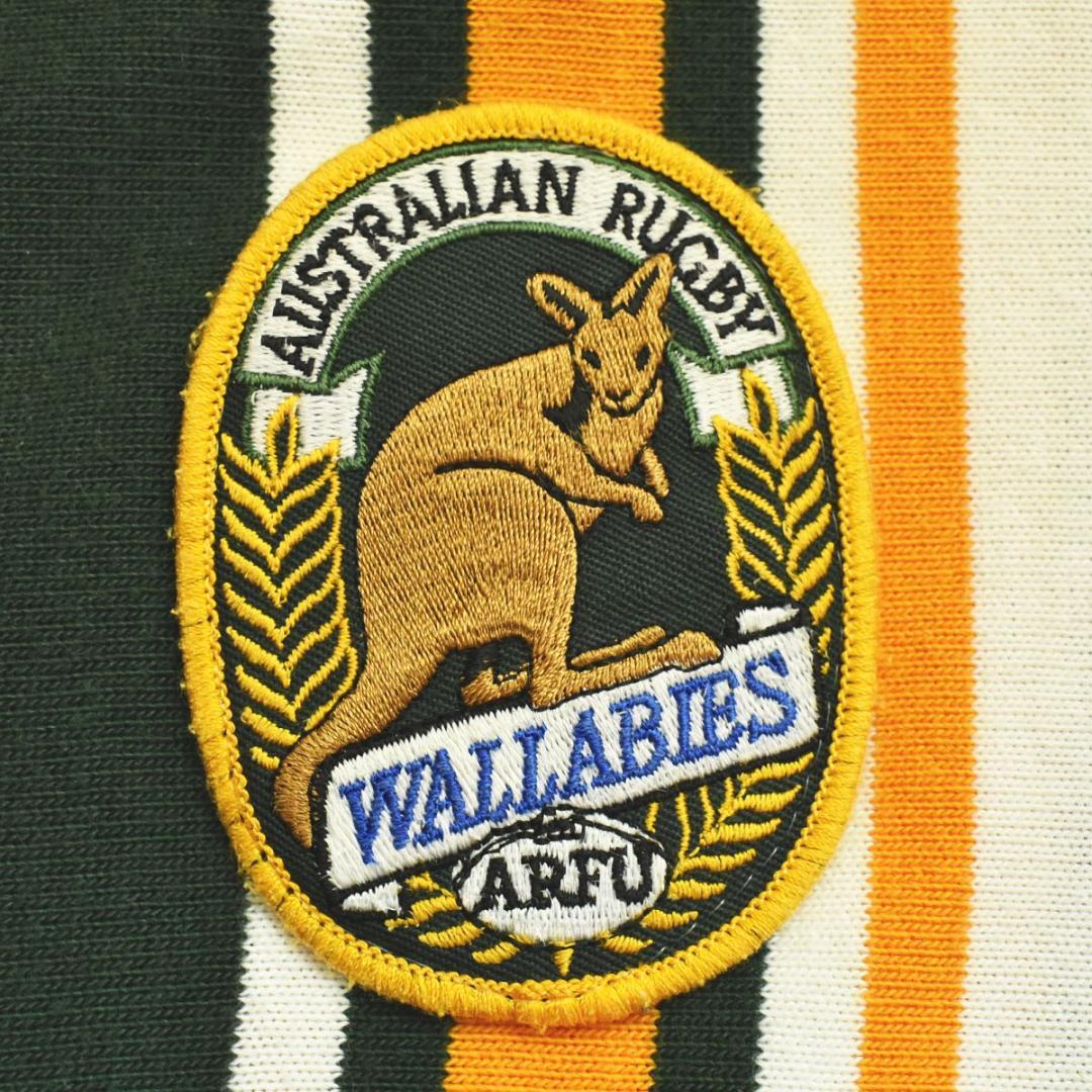 【レア色】ニュージーランド製 カンタベリー 長袖 ラガーシャツ L ストライプ