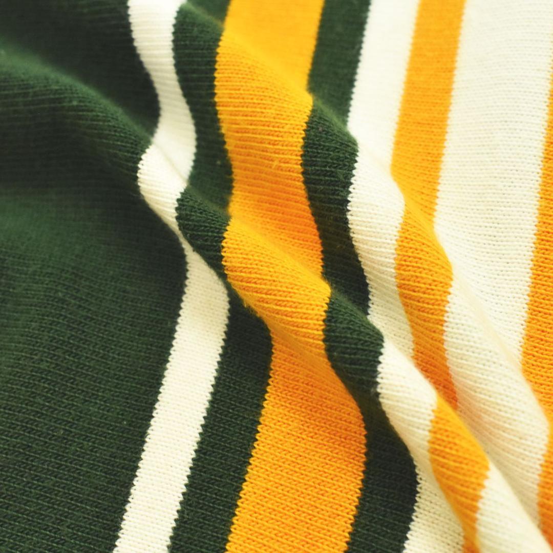 【レア色】ニュージーランド製 カンタベリー 長袖 ラガーシャツ L ストライプ