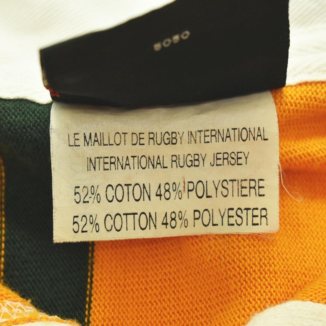 【レア色】ニュージーランド製 カンタベリー 長袖 ラガーシャツ L ストライプ