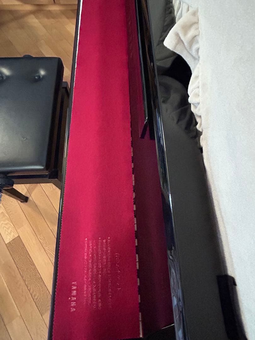 YAMAHA アップライトピアノ b113 黒 椅子付き