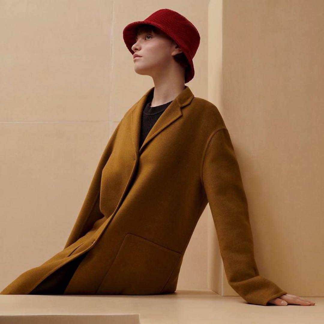 ⭐︎現行品⭐︎HERMES エルメス　ハーパー　ベルベット　バケットハット　帽子