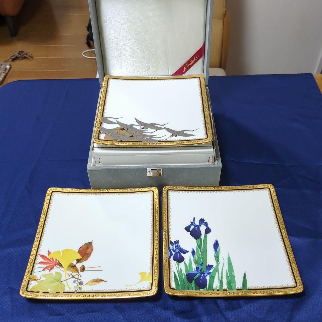 ノリタケ100th Anniversary 四季彩舞曲 6枚揃