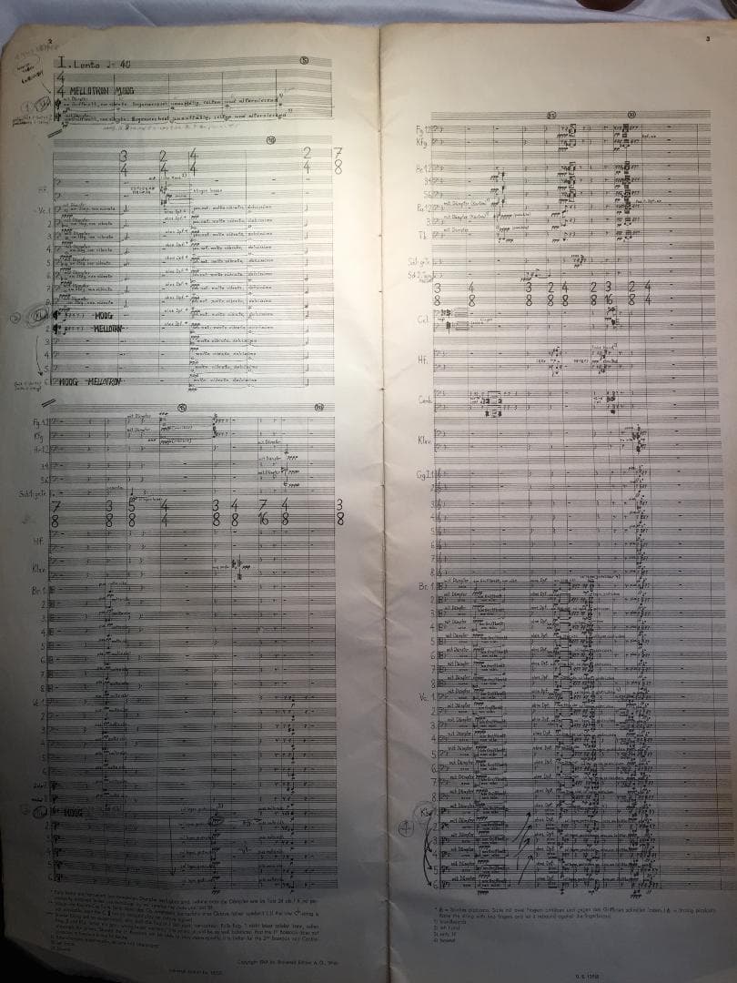 György Ligeti （保存） オーケストラ Big Score(貴重)