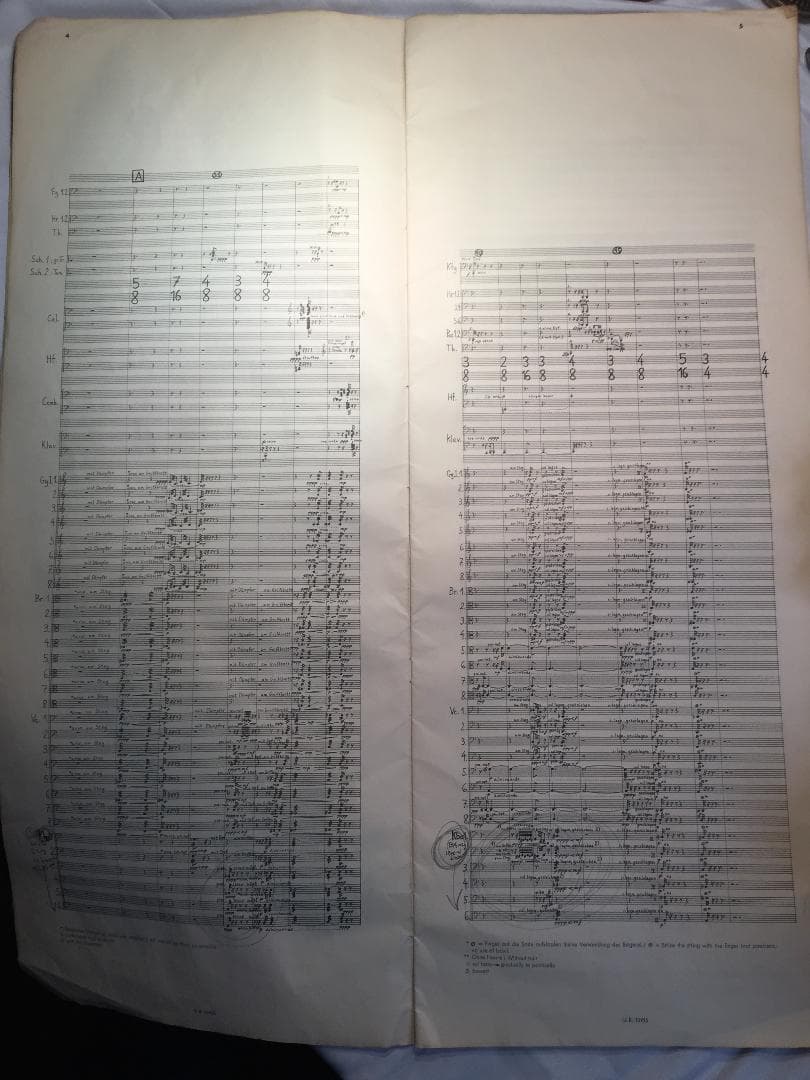 György Ligeti （保存） オーケストラ Big Score(貴重)