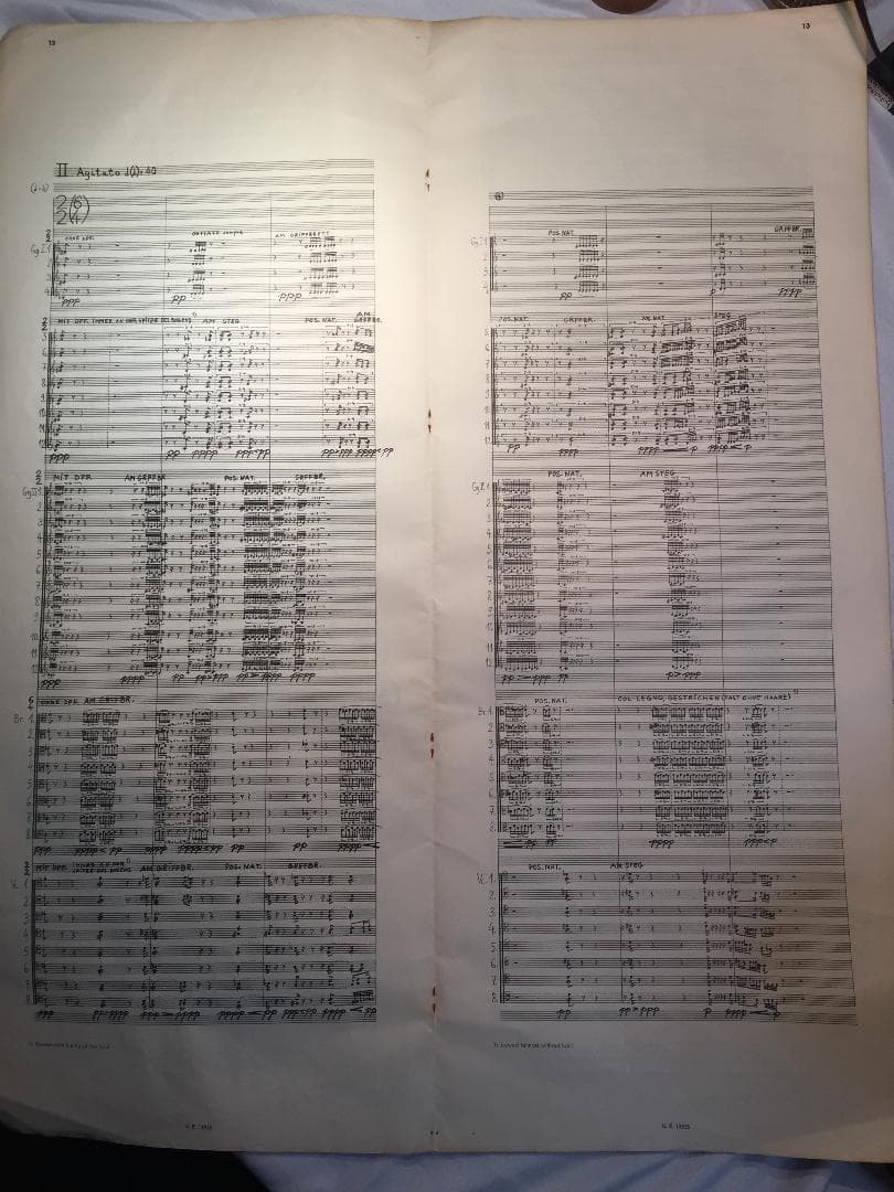 György Ligeti （保存） オーケストラ Big Score(貴重)