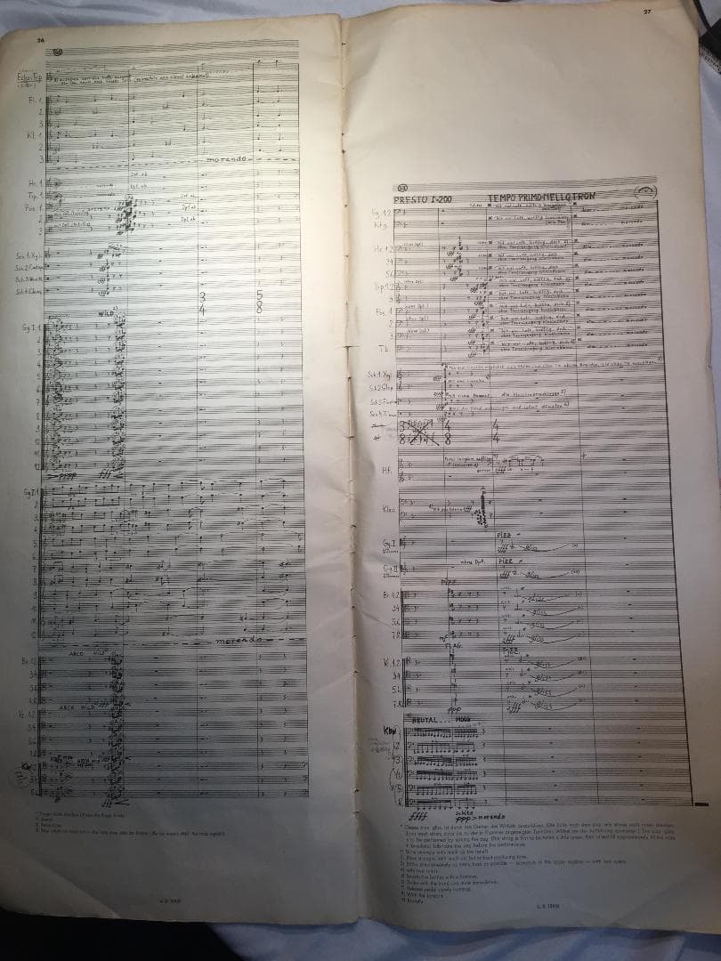 György Ligeti （保存） オーケストラ Big Score(貴重)