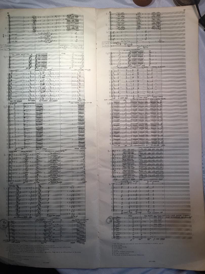 György Ligeti （保存） オーケストラ Big Score(貴重)