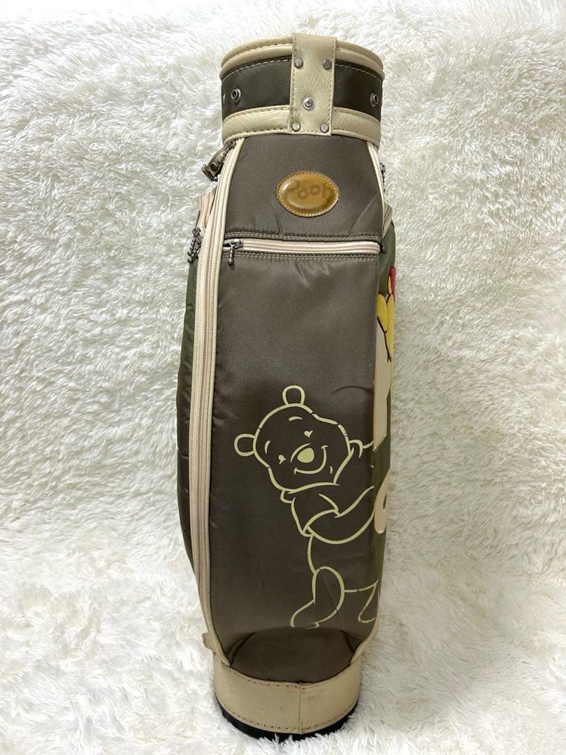 希少✨POOH プーさん ゴルフバッグ　キャディバッグ　ミニポーチ付き