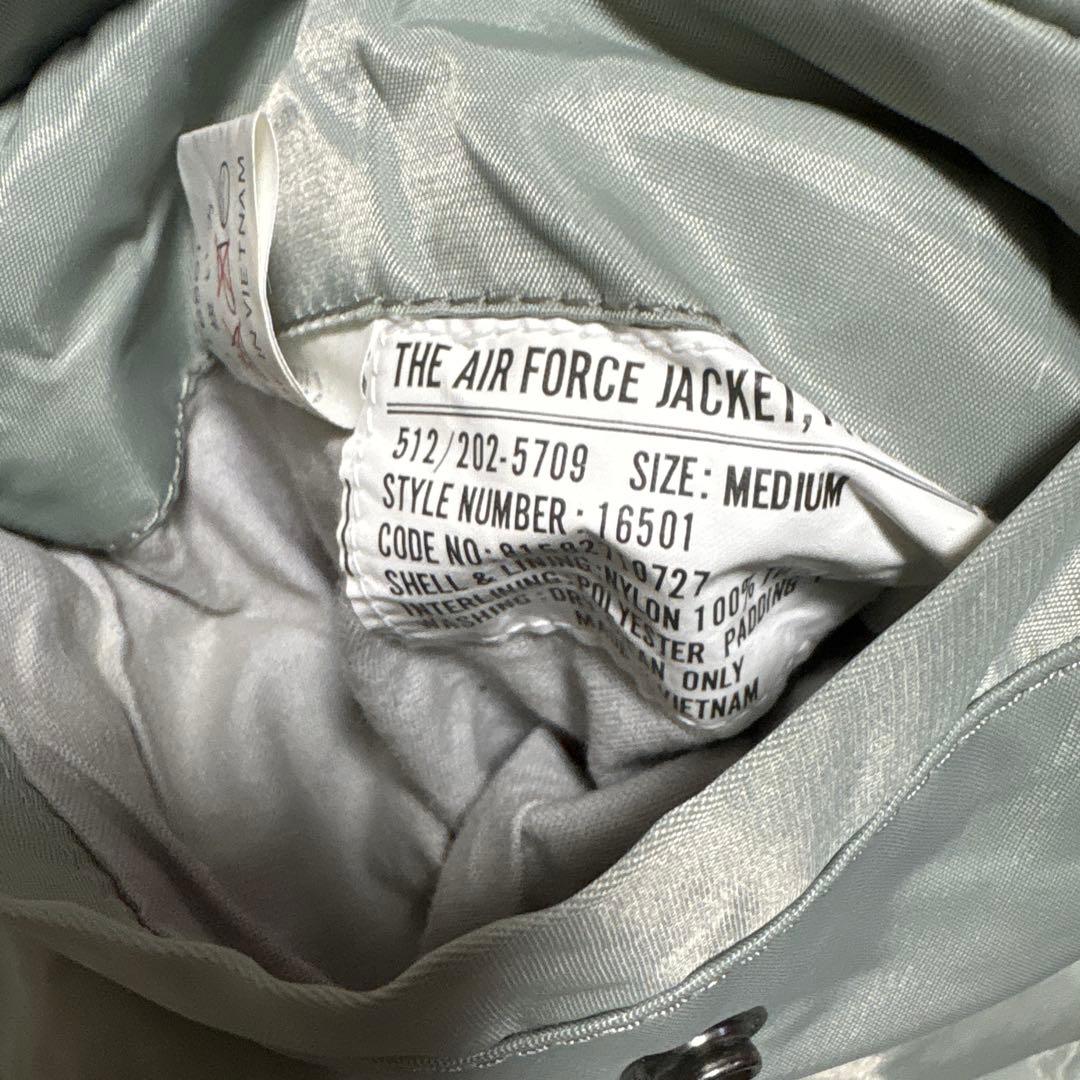 ma1 90s 80s シルバー IDEAL archive vintage