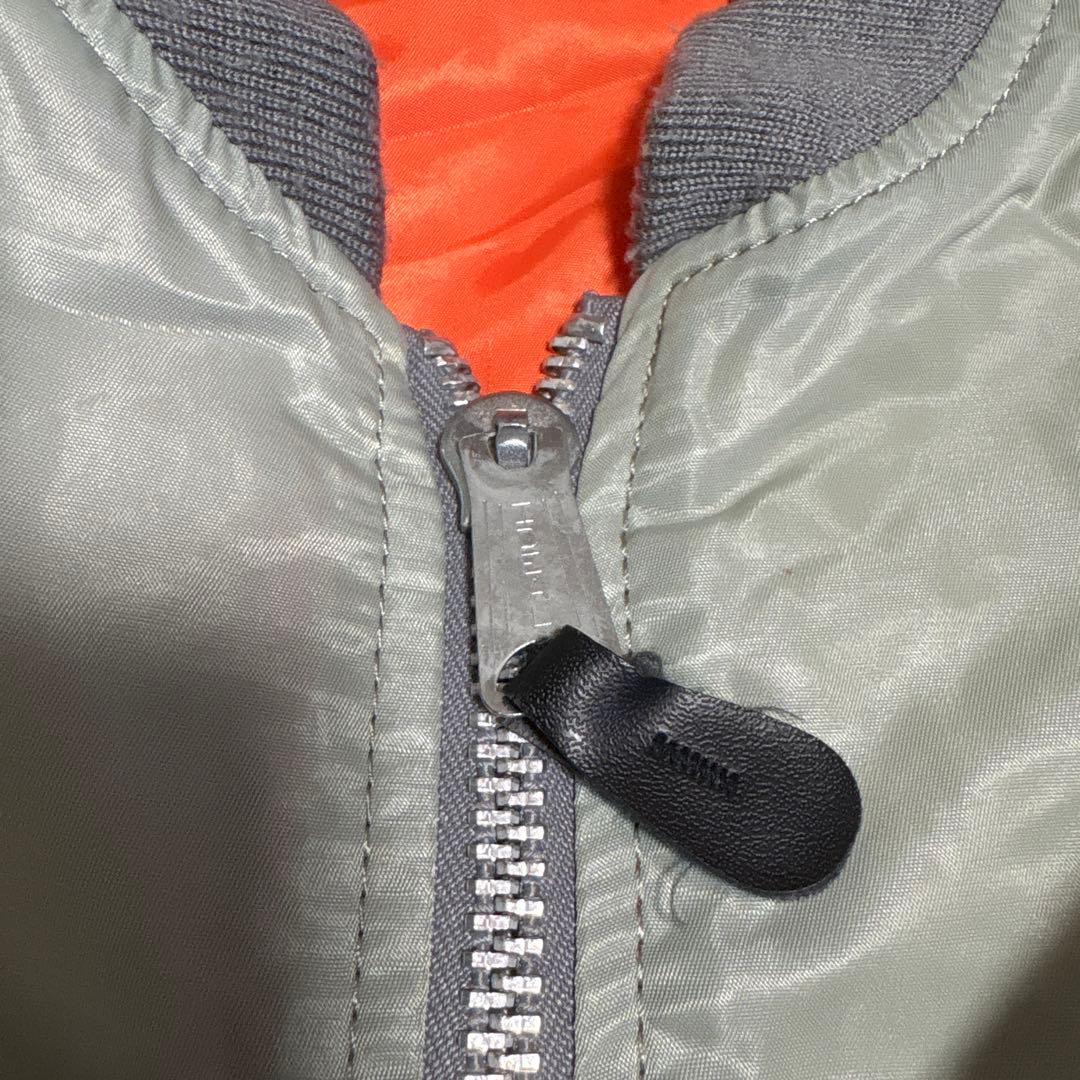 ma1 90s 80s シルバー IDEAL archive vintage