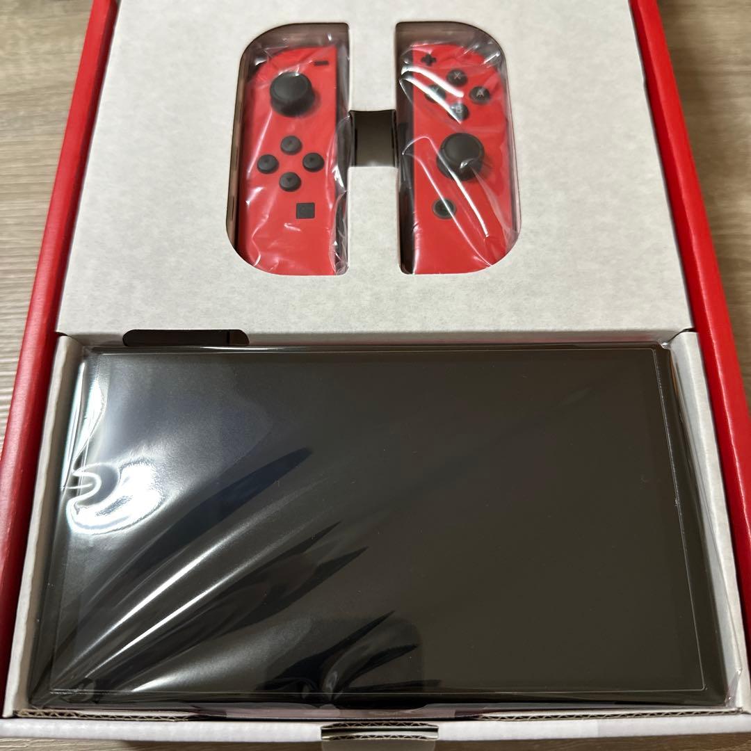 美品Nintendo Switch 本体 有機EL モデル マリオレッド保証付き