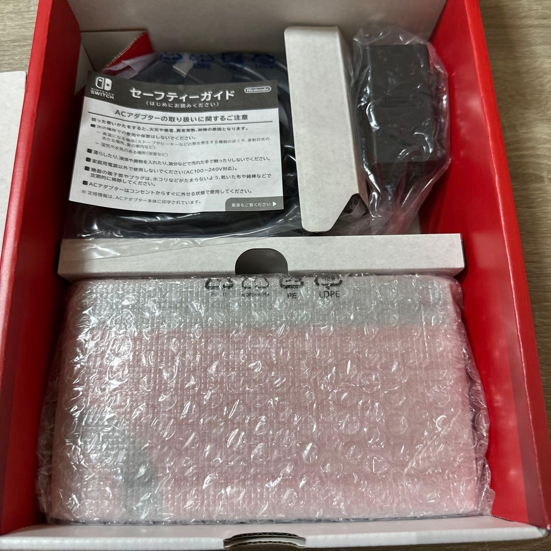 美品Nintendo Switch 本体 有機EL モデル マリオレッド保証付き