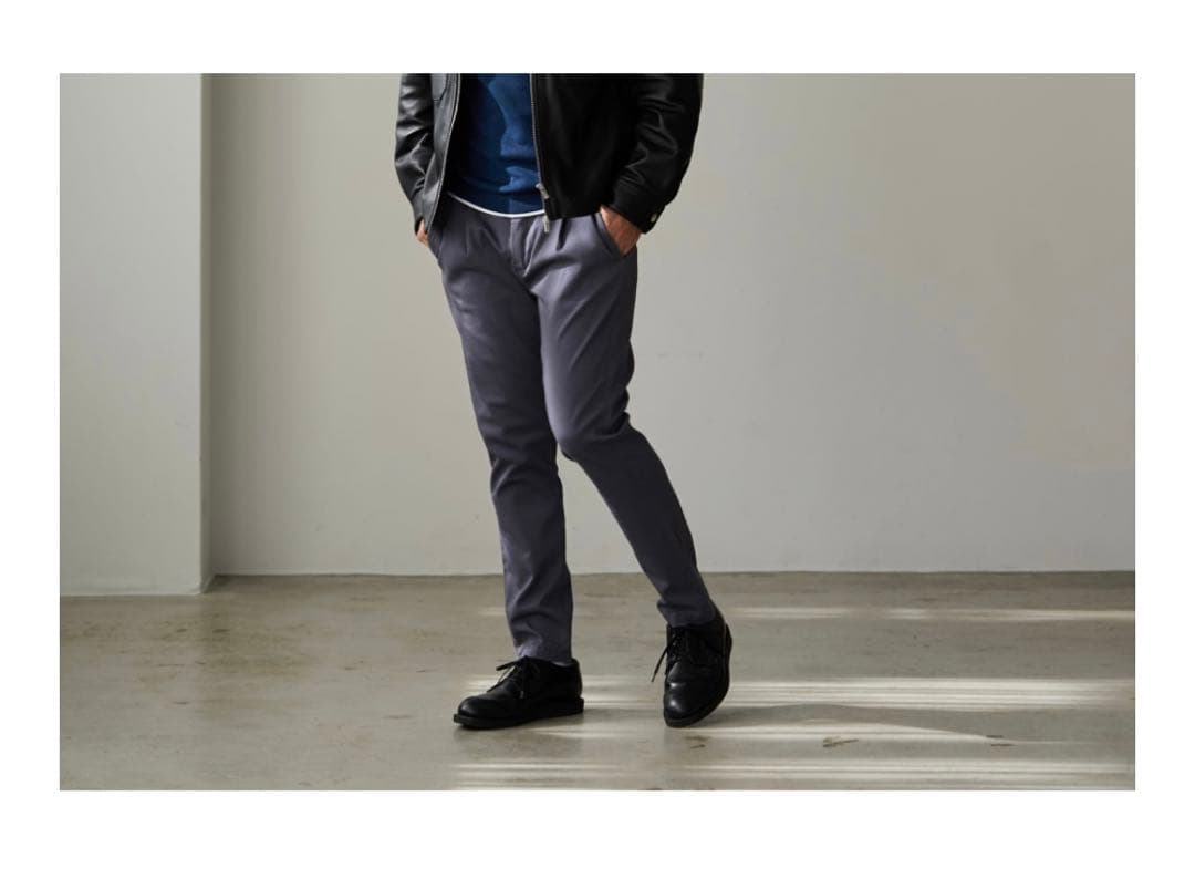 グレーパンツ　ジャパンメイド屋　L