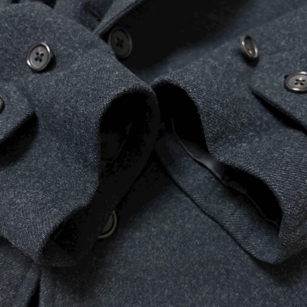 【MARGARET HOWELL】美品 マーガレットハウエル ウールコート