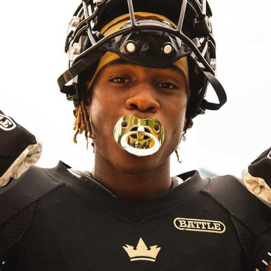 Battle おしゃぶり型 マウスピース Binky ゴールド アメフト【新品】