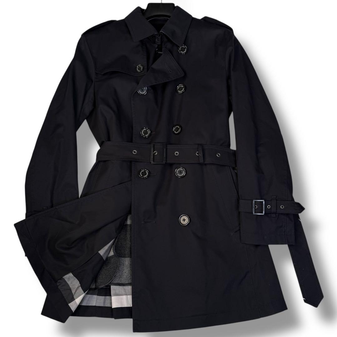 極美品 ブラックレーベルクレストブリッジ ノバチェック ライナー トレンチコート