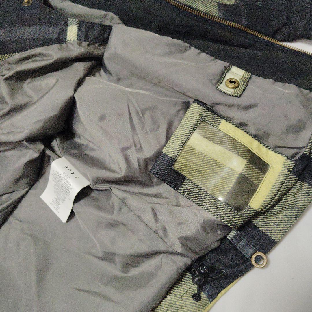 ROXY　ロキシー　スノボウェア　チェック　セットアップ　メンズ　上下セット