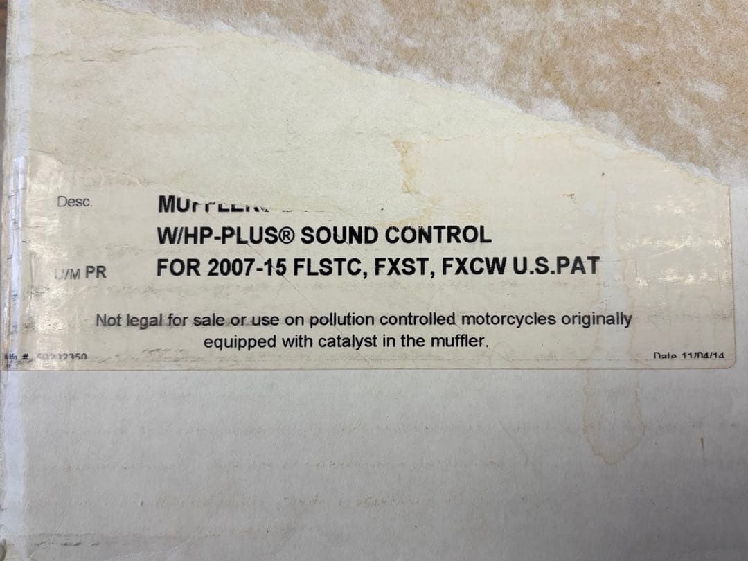 2015年式FXSB クロームワークス　スリップオン