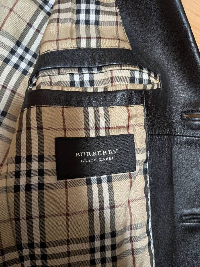 【年末限定値下げ中】BURBERRY BLACK LABEL レザージャケット