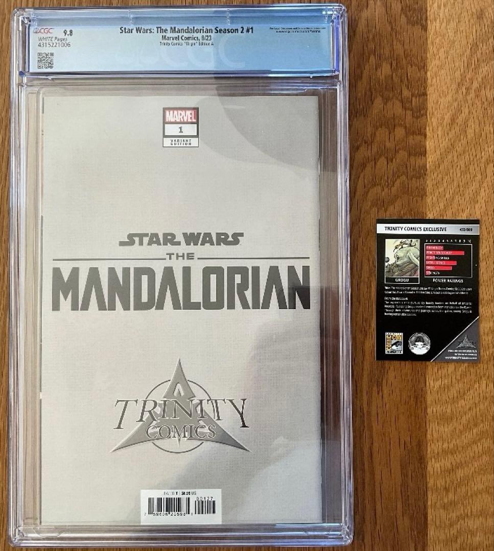 Star Wars Mandalorian 桃桃子 CGC9.8 アメコミリーフ