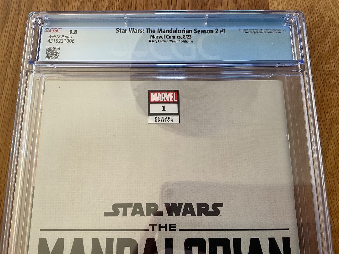 Star Wars Mandalorian 桃桃子 CGC9.8 アメコミリーフ