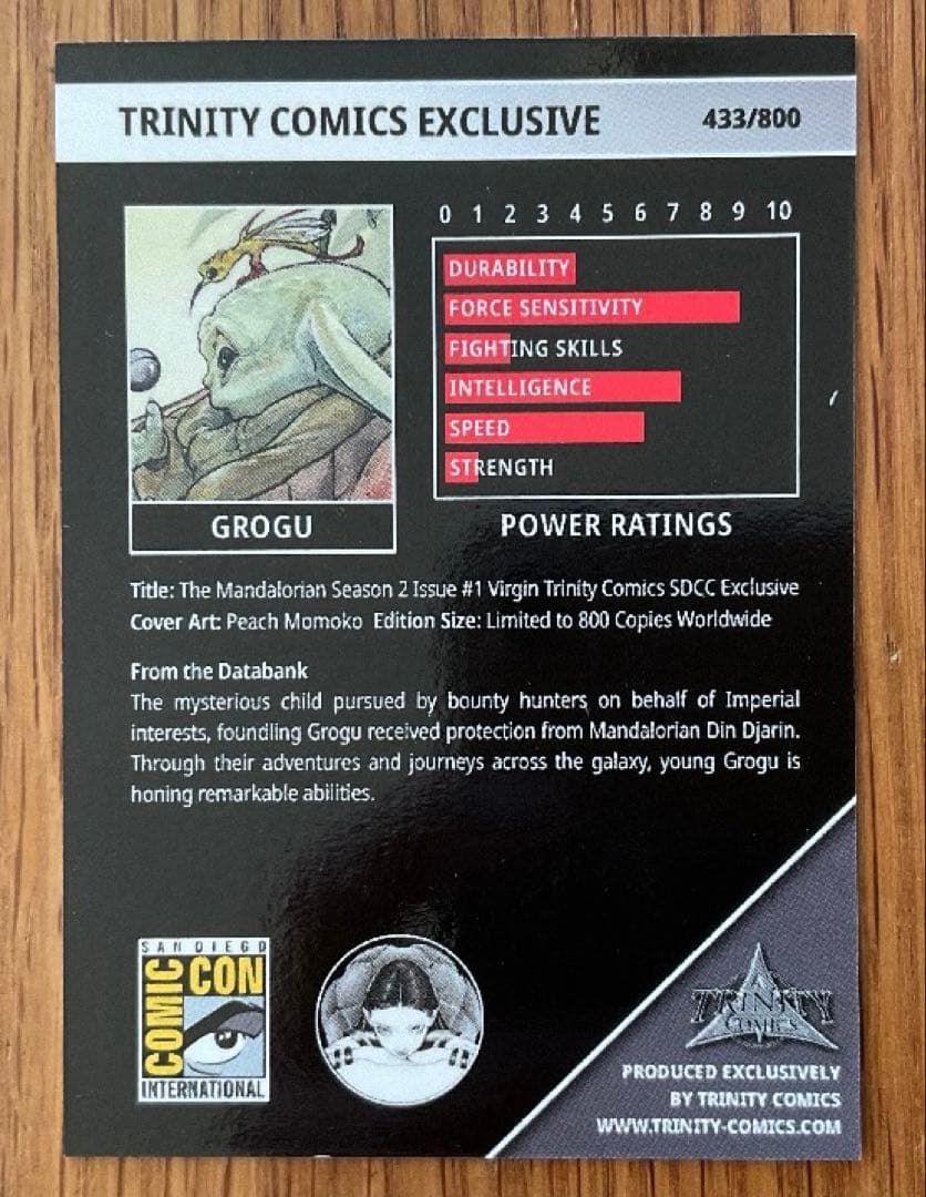 Star Wars Mandalorian 桃桃子 CGC9.8 アメコミリーフ