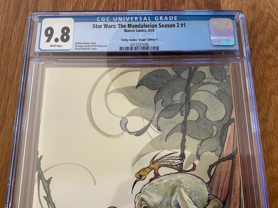 Star Wars Mandalorian 桃桃子 CGC9.8 アメコミリーフ