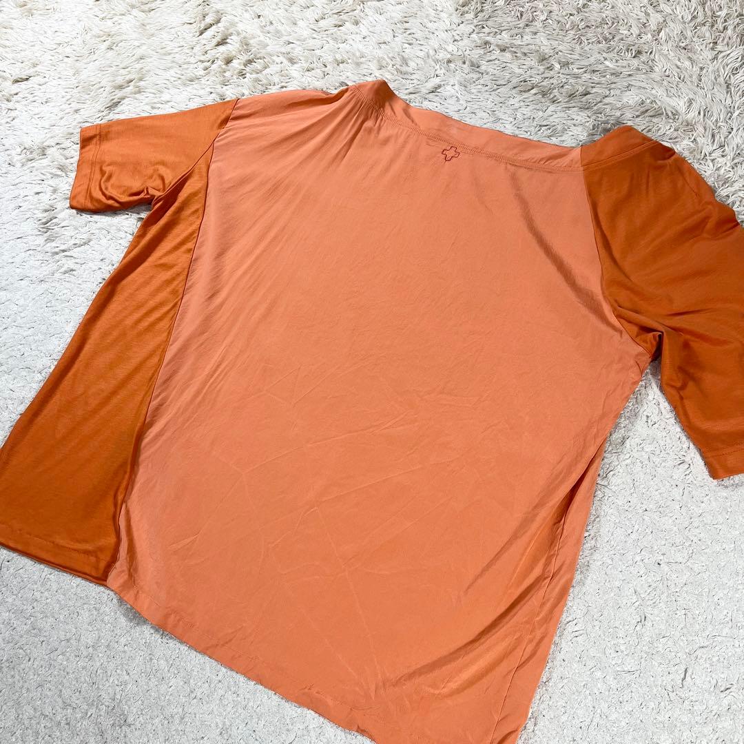 エーエフヴァンデヴォースト シルク アシンメトリー 切替 トップス サイズ2