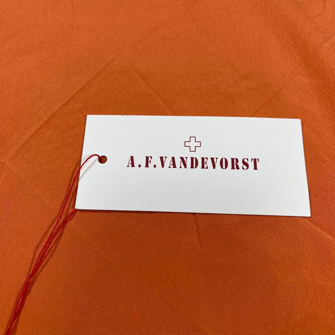 エーエフヴァンデヴォースト シルク アシンメトリー 切替 トップス サイズ2