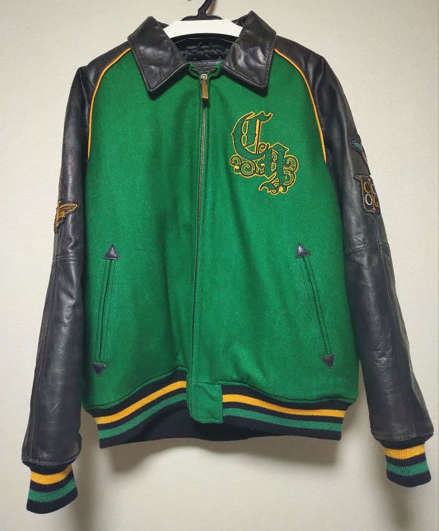 COOGI スタジャン グリーン/ブラック