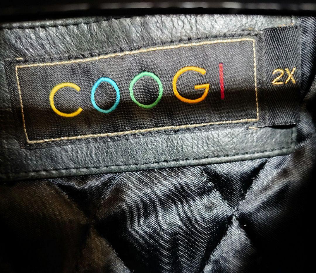 COOGI スタジャン グリーン/ブラック