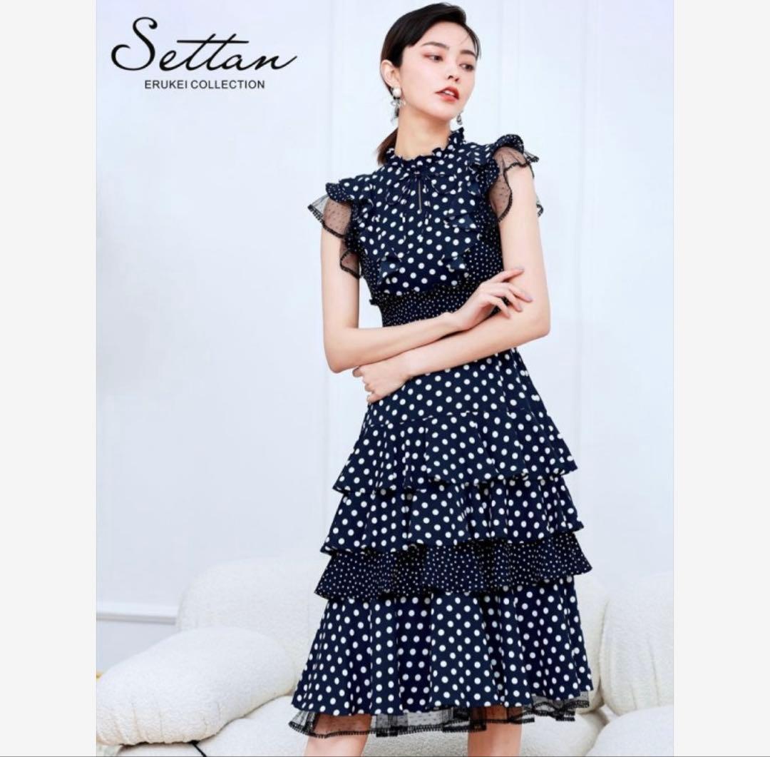 極美品 エルケイ ERUKEI ginzacouture settanドレス