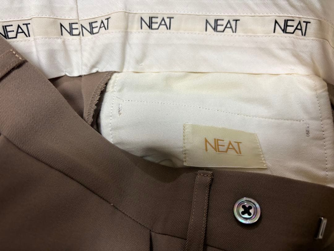 NEAT ニートwool high density gabardine wide