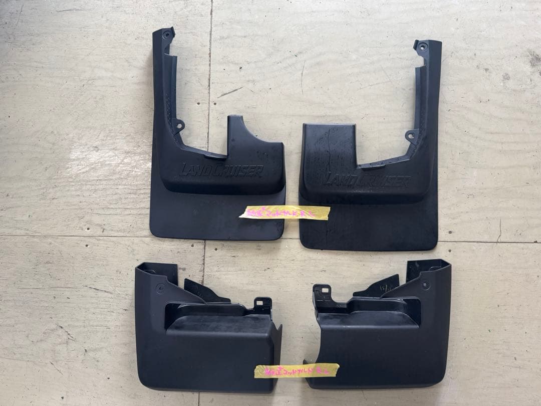 再再販ランドクルーザー70 GDJ76 純正マッドガードRLセット