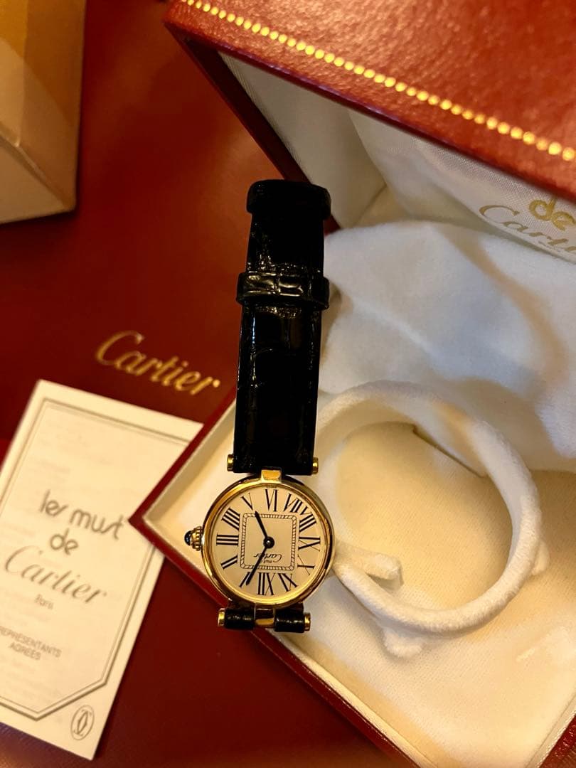 早い者勝ち⭐︎本物保証⭐︎超素敵Cartier マストヴァンドーム　＆おまけつき