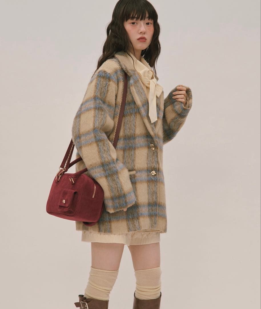 loin nuit (ロワンニュイ)のシャギーコート 新品 定価以下