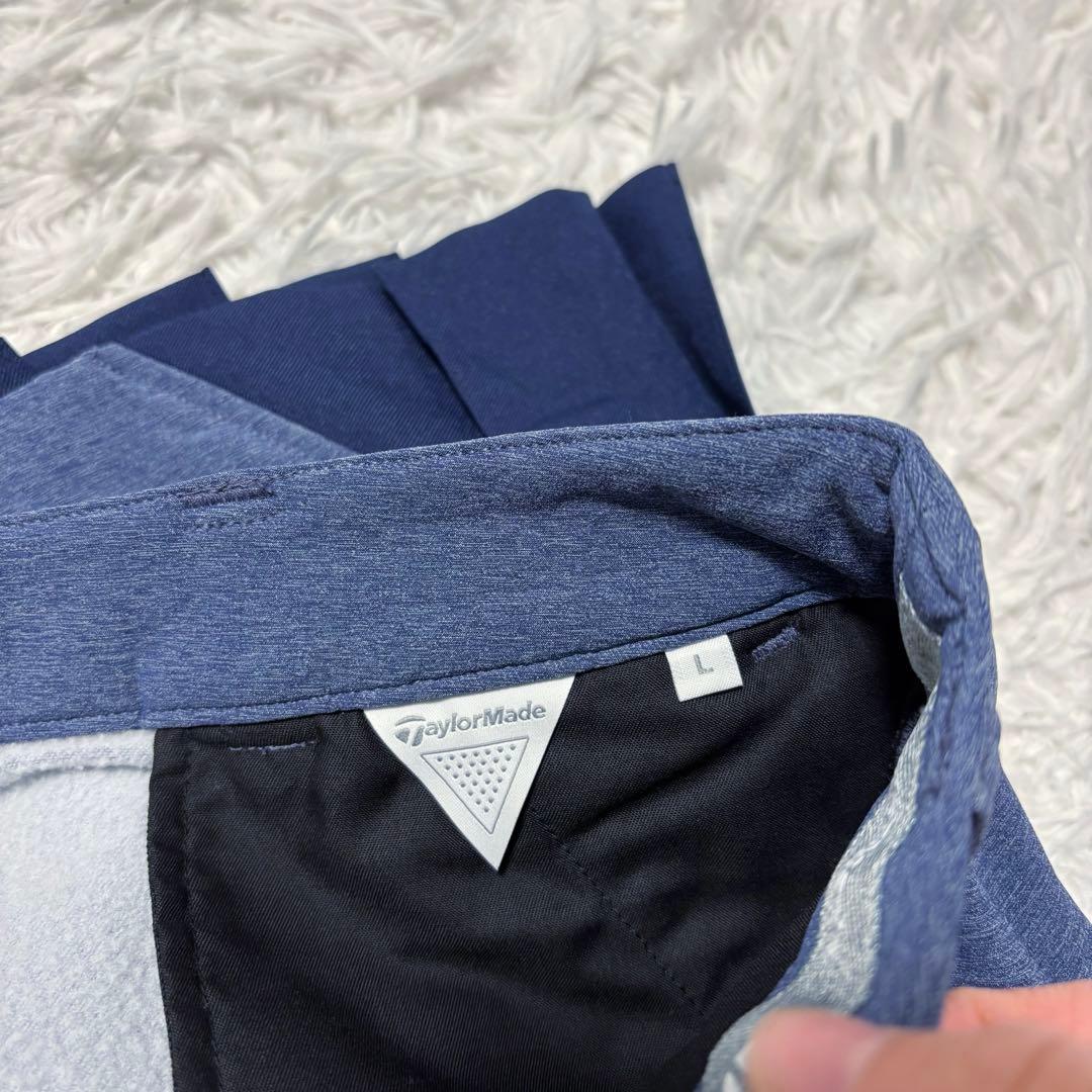 最新作 テーラーメイド セットアップ プリーツ ネイビー ゴルフウェア