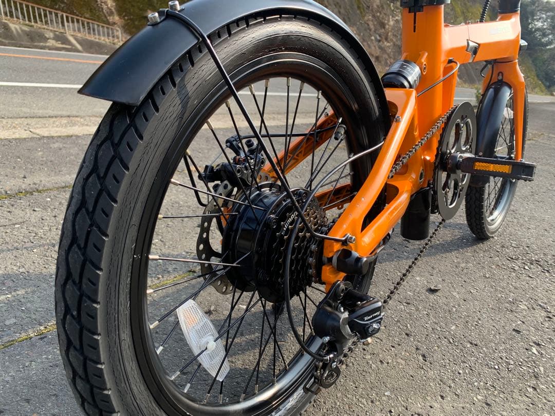 【動作確認済】送料無料 NAICIディスク式折りたたみ電動自転車 SPORTS